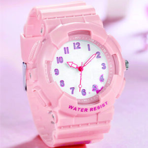 ML4501-Plastic Quartz Analogue + Light student watch