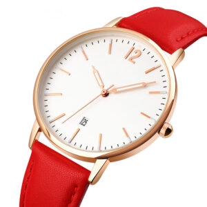 MQ3805-Alloy Quartz Analogue calendar watch