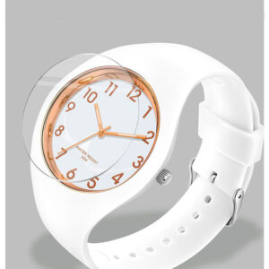 MQ4115-Alloy + Silicone Quartz Analogue watch