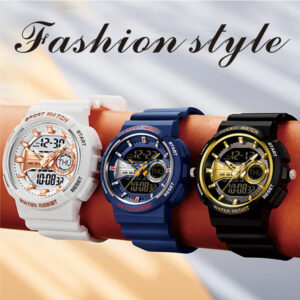 MD4905-Plastic Quartz Analogue + Digital CASIO watch