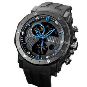 MD4910-Plastic Quartz Analogue + Digital watch