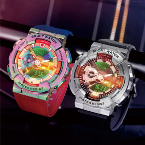 MD5102-Plastic Quartz Analogue + Digital watch